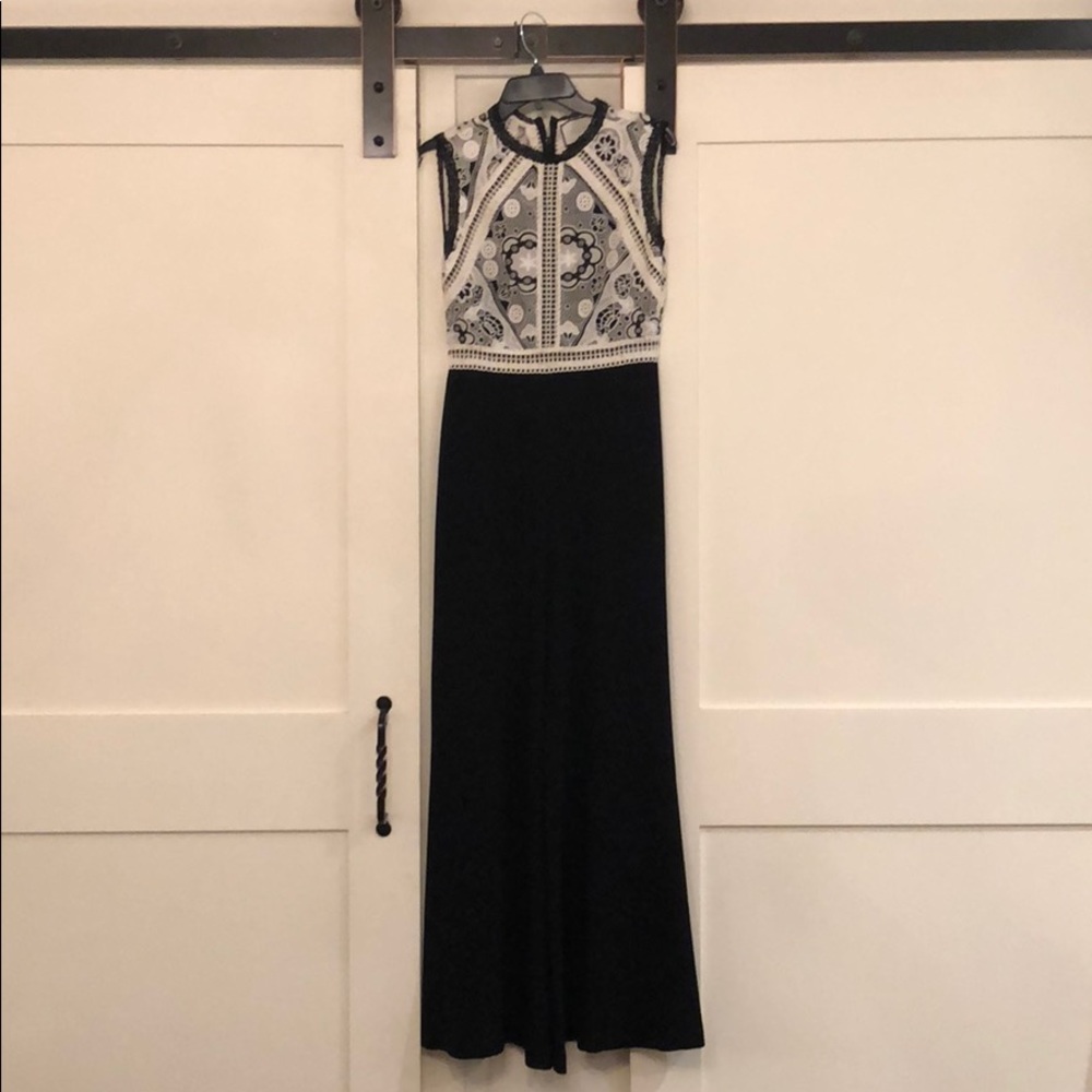 Reily Sleeveless Lace Bodice Jumpsuit